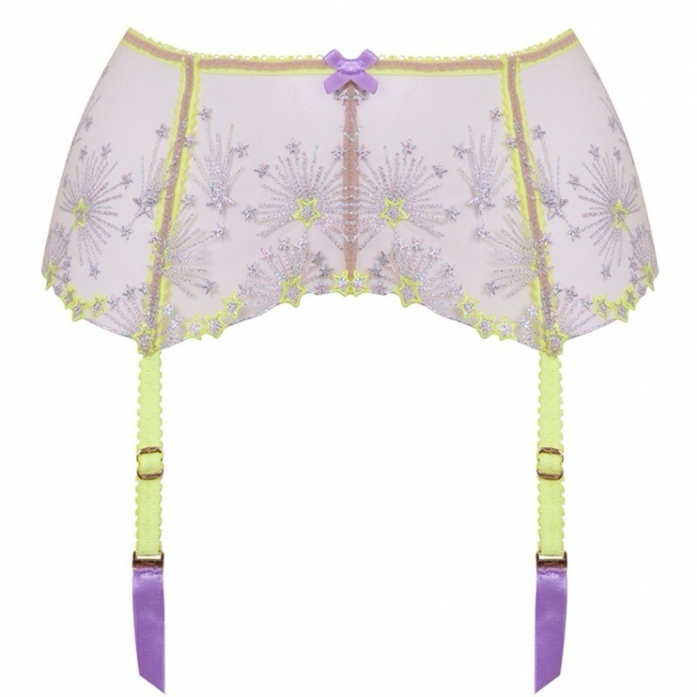 Agent Provocateur Kaylie Suspender Belt Stocking Clips Undergarments Intimates